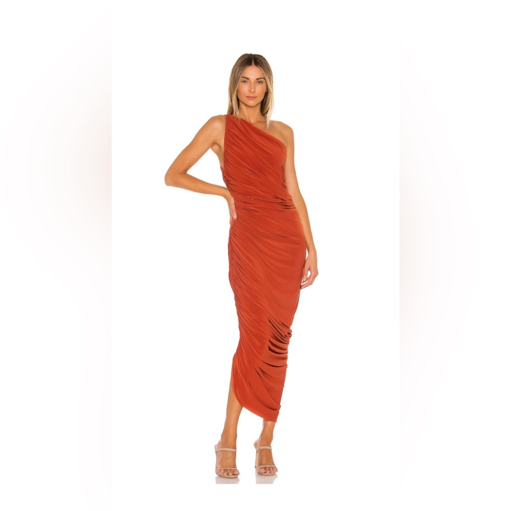 Diana Gown in Cinnamon Norma Kamali